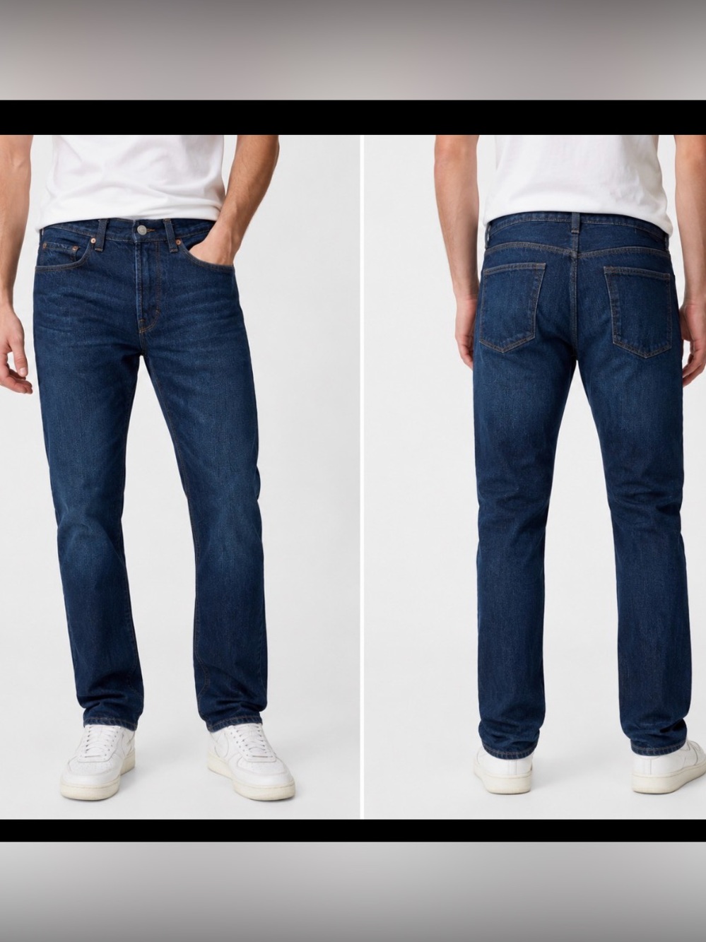 GAP Men’s Jeans 30x32 Dark Wash Straight Leg Blue Denim classic
